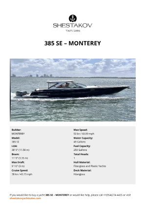 MONTEREY - 385 SE