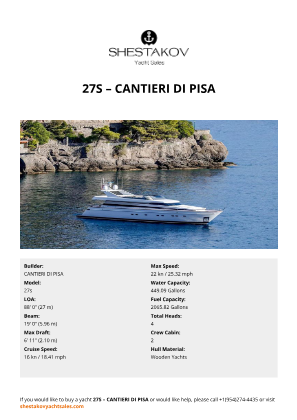 CANTIERI DI PISA - 27s