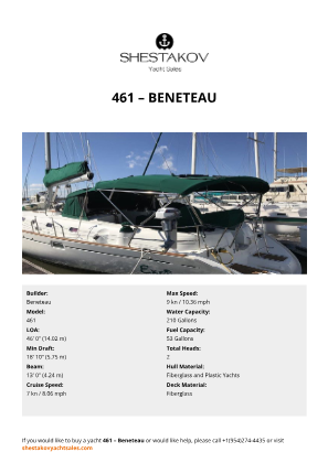 Beneteau - 461