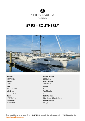 SOUTHERLY - 57 RS