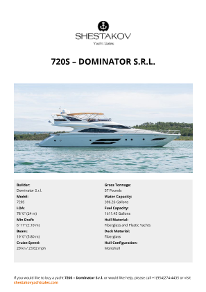 Dominator S.r.l. - 720S