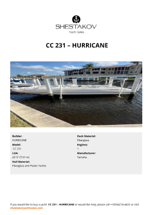 HURRICANE -  CC 231