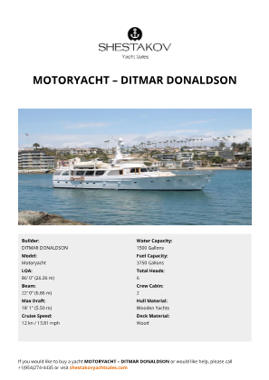 N/A - Motoryacht