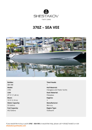 SEA VEE - 370Z
