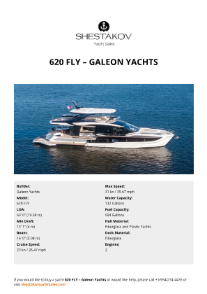 Galeon Yachts - 620 FLY