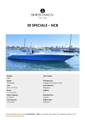 HCB - 39 Speciale