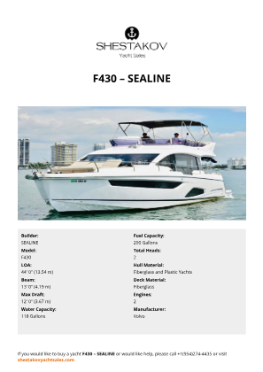 SEALINE - F430
