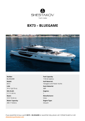 BLUEGAME - BX73