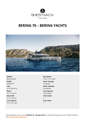 Bering Yachts - BERING 70