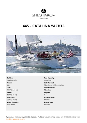 Catalina Yachts - 445