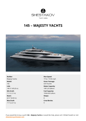 Majesty Yachts - 145