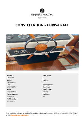 Chris-Craft - Constellation