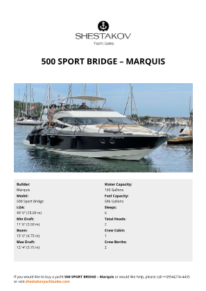 Marquis - 500 Sport Bridge