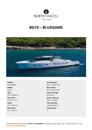 BLUEGAME - BG74