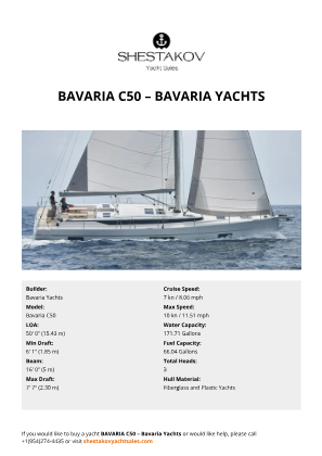 Bavaria Yachts - Bavaria C50