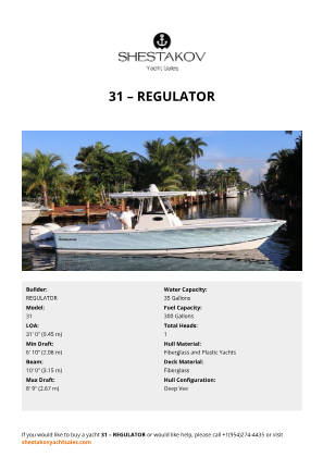 REGULATOR - 31