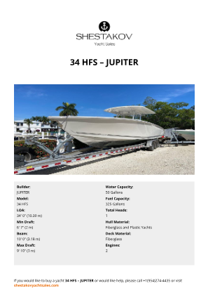 JUPITER - 34 HFS