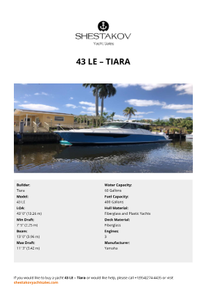 Tiara - 43 LE