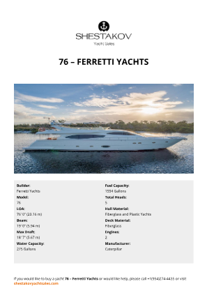Ferretti Yachts - 76