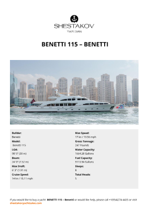 Benetti -  Benetti 115