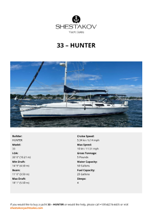 HUNTER - 33