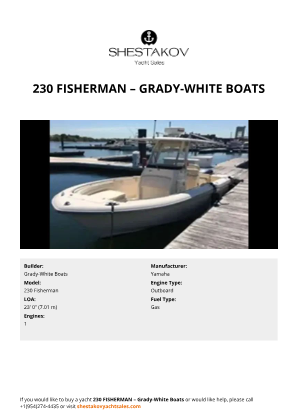 Grady-White Boats - 230 Fisherman