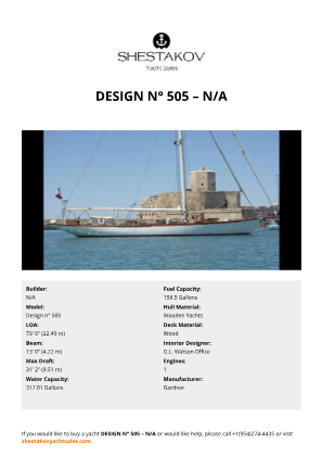 N/A - Design n° 505