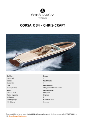 Chris-Craft - Corsair 34