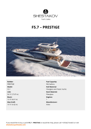 PRESTIGE - F5.7