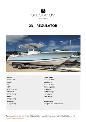 REGULATOR - 23