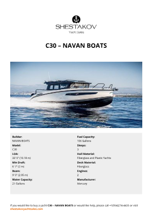 NAVAN BOATS - C30