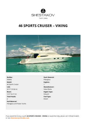 VIKING - 46 Sports Cruiser