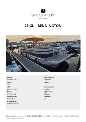 BENNINGTON - 25 GL