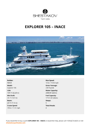 INACE - Explorer 105