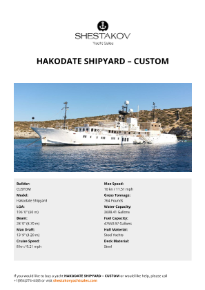 CUSTOM - Hakodate Shipyard