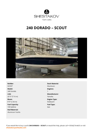 SCOUT - 240 Dorado