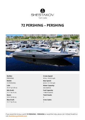 PERSHING - 72 PERSHING