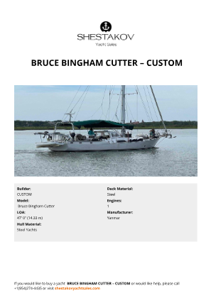 CUSTOM -  Bruce Bingham Cutter