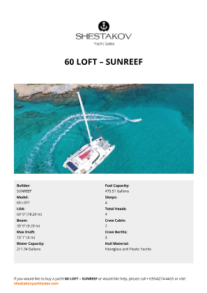 SUNREEF - 60 LOFT