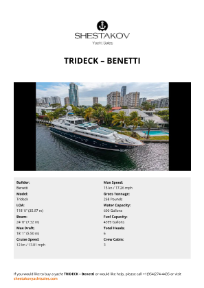 Benetti - Trideck