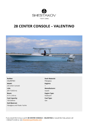 VALENTINO - 28 Center Console