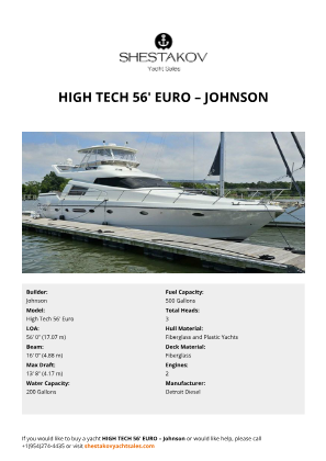 Johnson - High Tech 56' Euro
