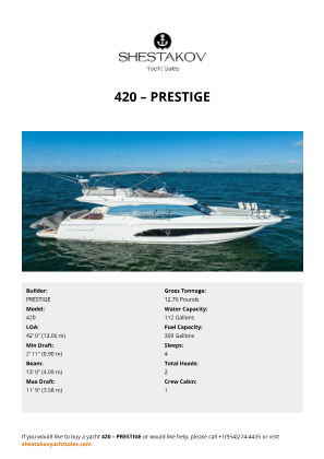 PRESTIGE - 420