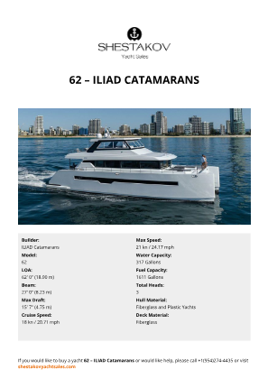 ILIAD Catamarans - 62