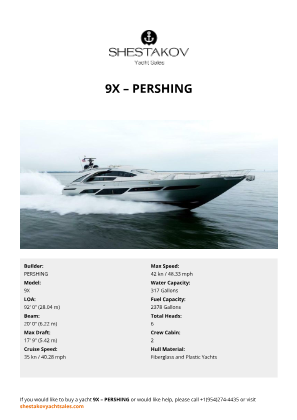 PERSHING - 9X