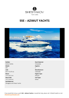 Azimut Yachts - 55E