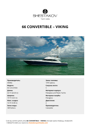 VIKING - 66 Convertible