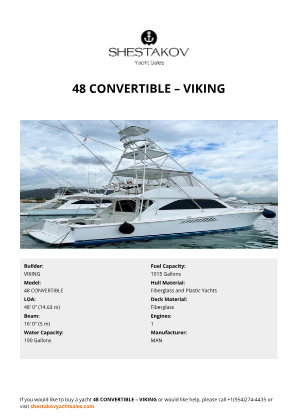 VIKING - 48 CONVERTIBLE