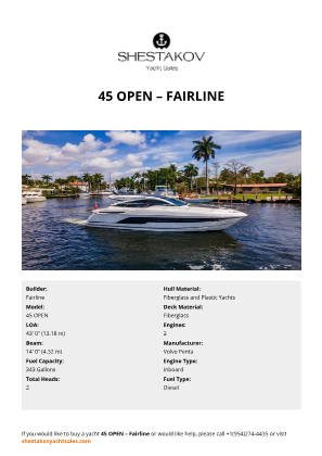 Fairline - 45 OPEN