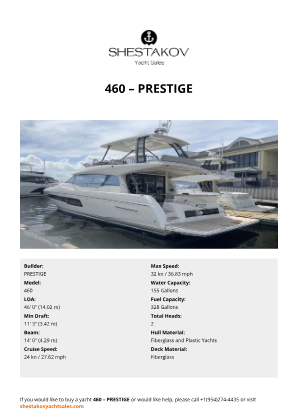 PRESTIGE - 460